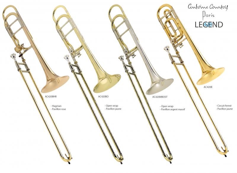 Trombone Sib/Fa série Legend 420B COURTOIS en stock disponible