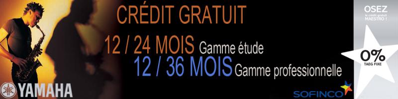 CRÉDIT GRATUIT YAMAHA 2017